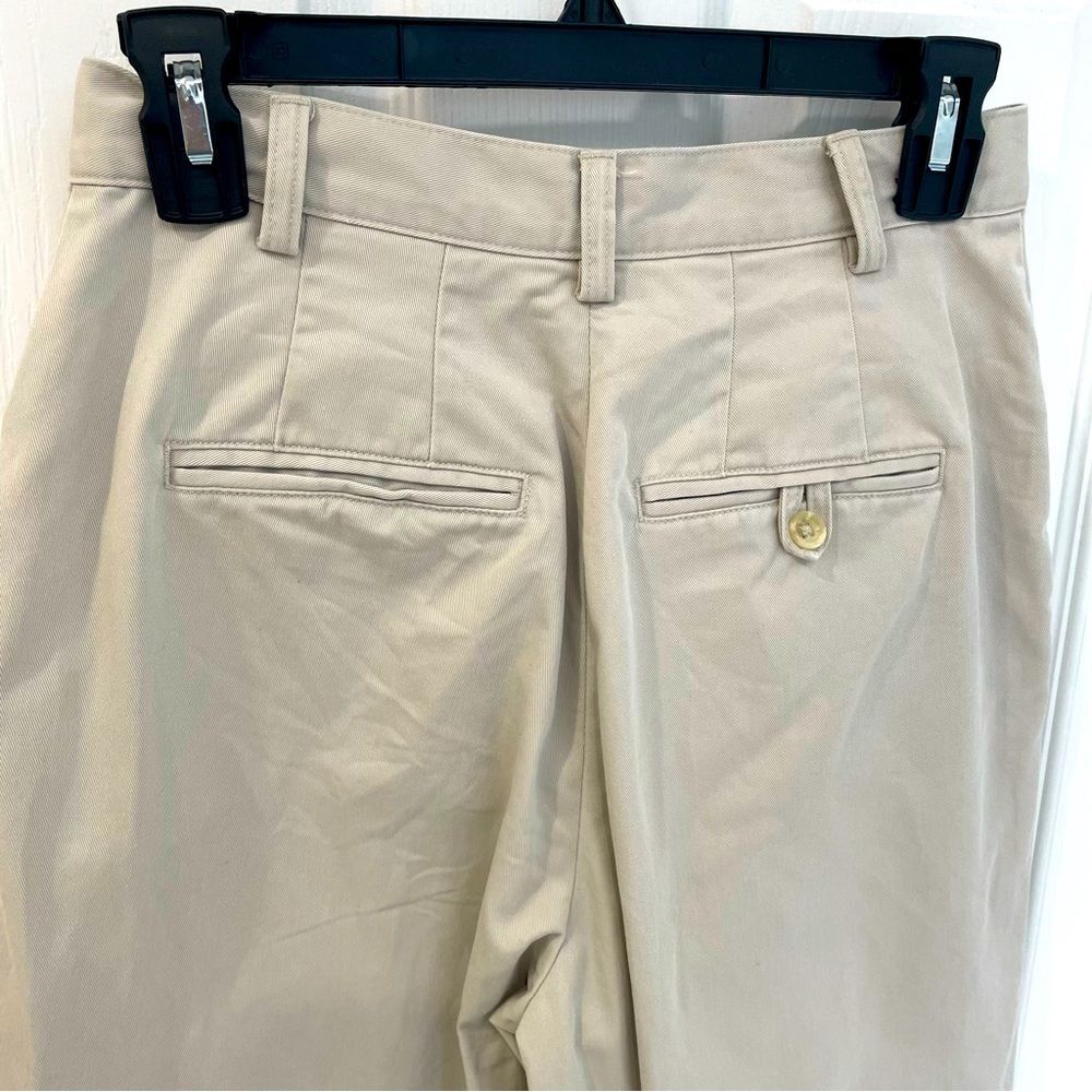 Banana Republic 100% Cotton Khaki Pants Women’s Size 6 Long Length - Picture 3 of 9